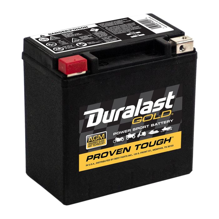 Duralast Gold AGM Ready-to-Ride Power Sport Battery 325 CCA AZX16