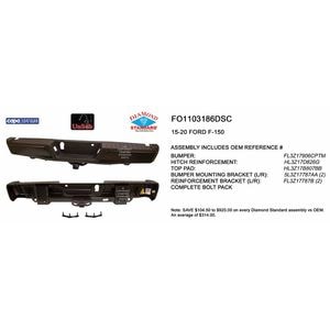 Supreme Collision Parts Group Step Bumper Assembly FO1103186DSC