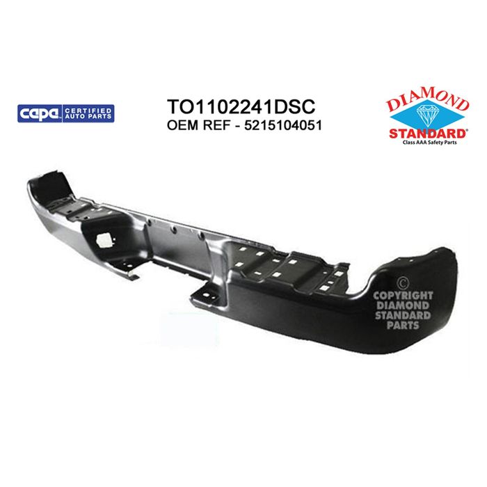 Supreme Collision Parts Group Step Bumper Face Bar TO1102241DSC