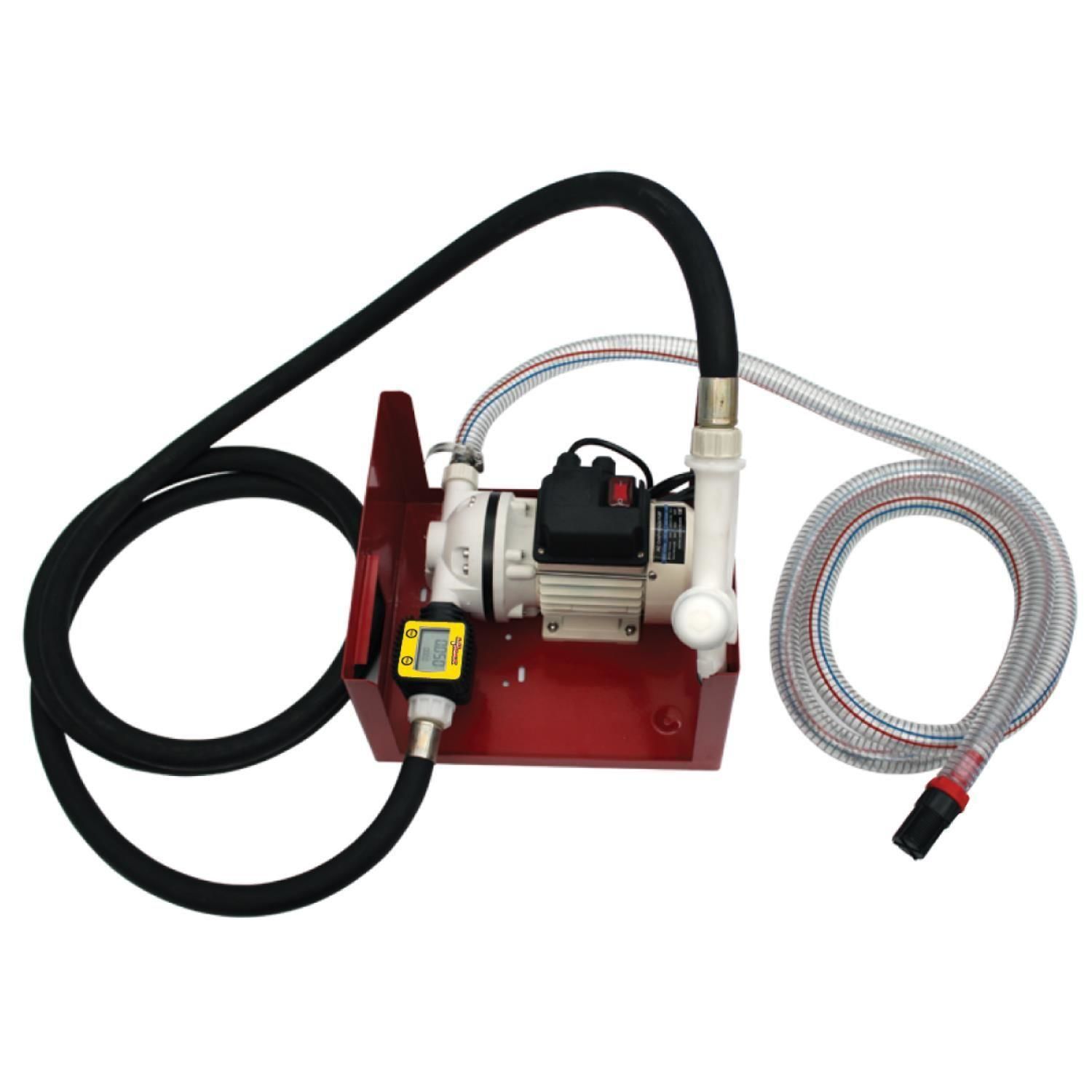 Lumax Diaphragm Pump Kit with 13ft Rubber Delivery Hose for DEF, Urea