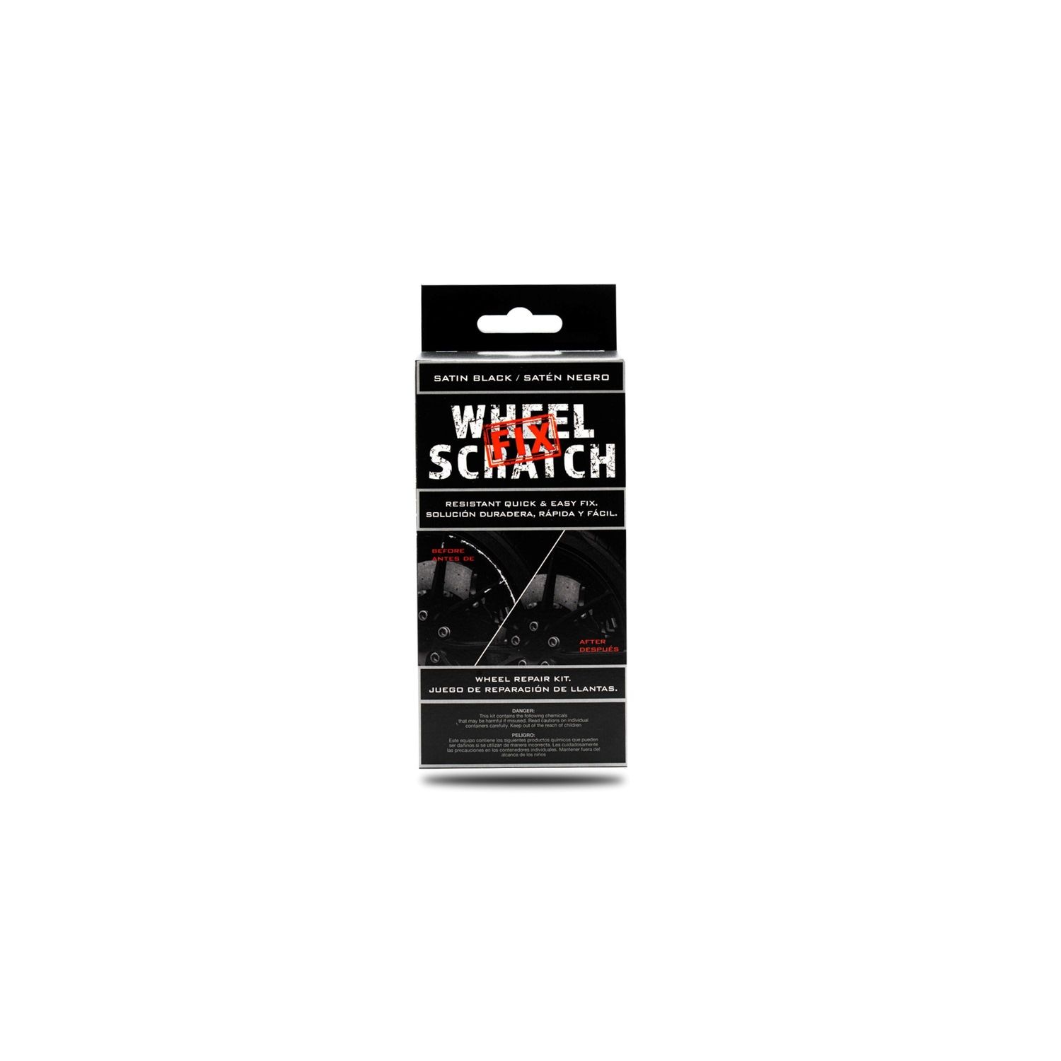 Wheel Scratch Fix AllinOne Wheel Touch Up Kit Black Satin