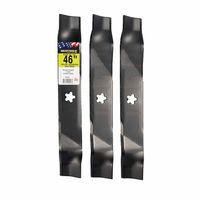 MaxPower 46 in. Cut Mower Blade Set for Craftsman, Husqvarna, Poulan Mowers