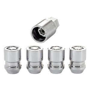 Gorilla Automotive 46138FSX5 - Factory Style Lock Nut 3/4 Hex 12mm x 1.50 Chrome -5 Pack