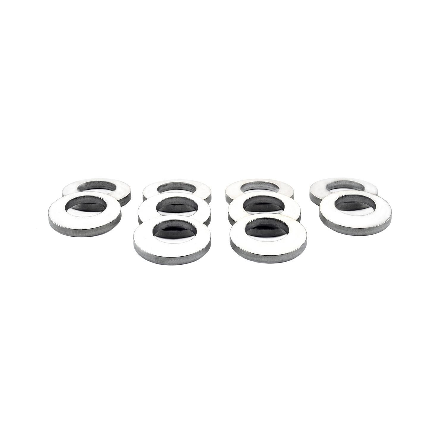 McGard Stainless Steel Cragar Offset Hole Mag Washer 10 Piece