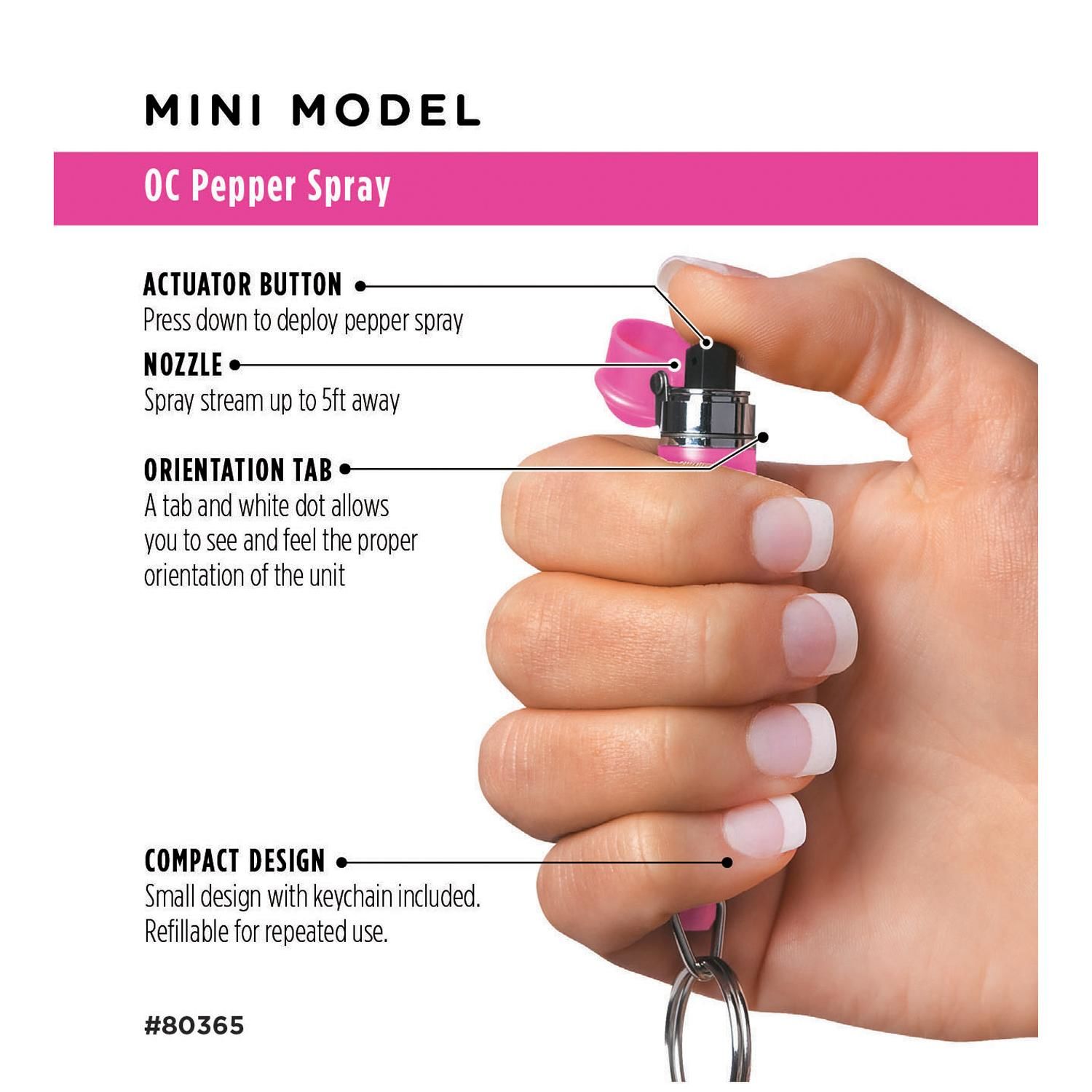 MACE Mace Defend Yourself Maximum Strength Formula Slams AN Attacker'S Eyes Shut Sprays A Cone