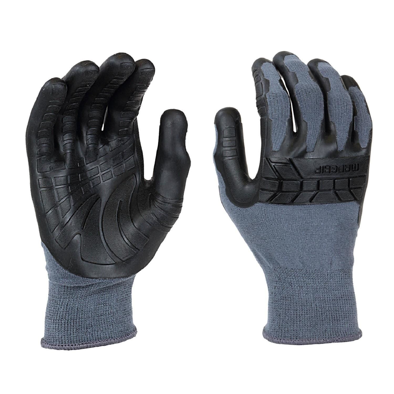 Madgrip Ergo Impact Pro Palm Plus Large Mechanic Gloves 1 Pair