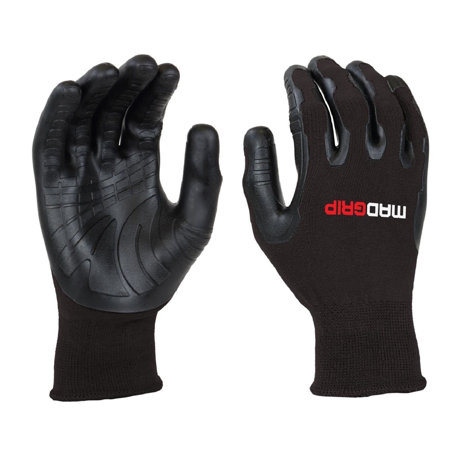 Madgrip Ergo Impact Pro Palm Utility Large Mechanic Gloves 1 Pair