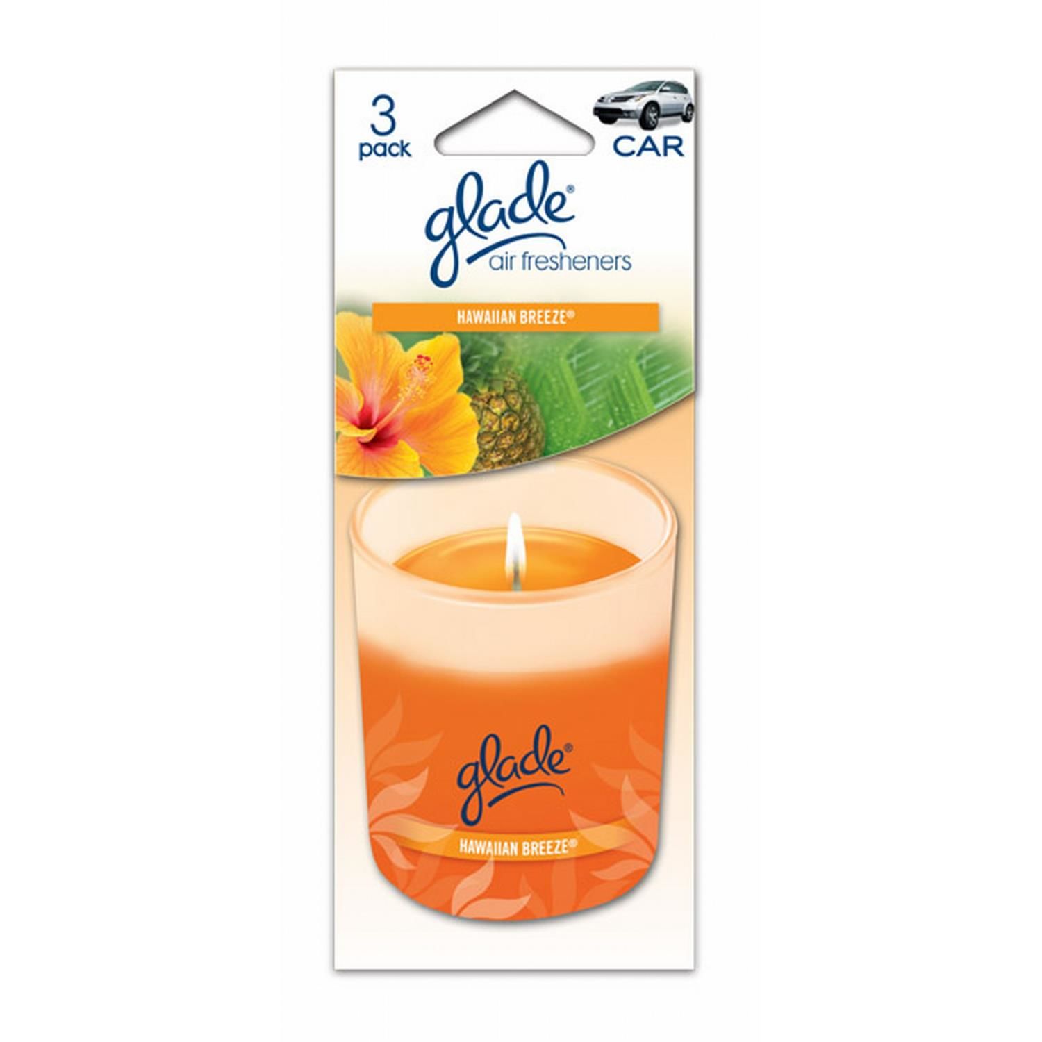 Glade Hanging Air Freshener Hawaiian Breeze Scent 3 Piece