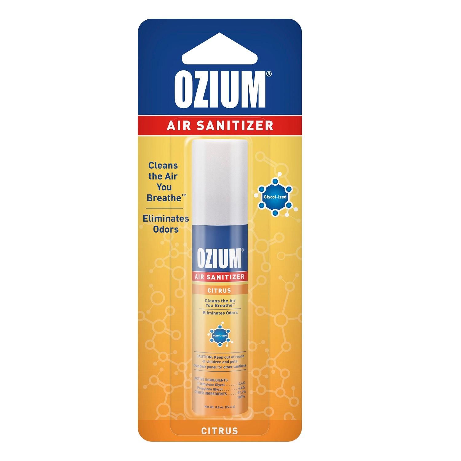 Ozium Citrus Scent Air Freshener Spray 0.8oz