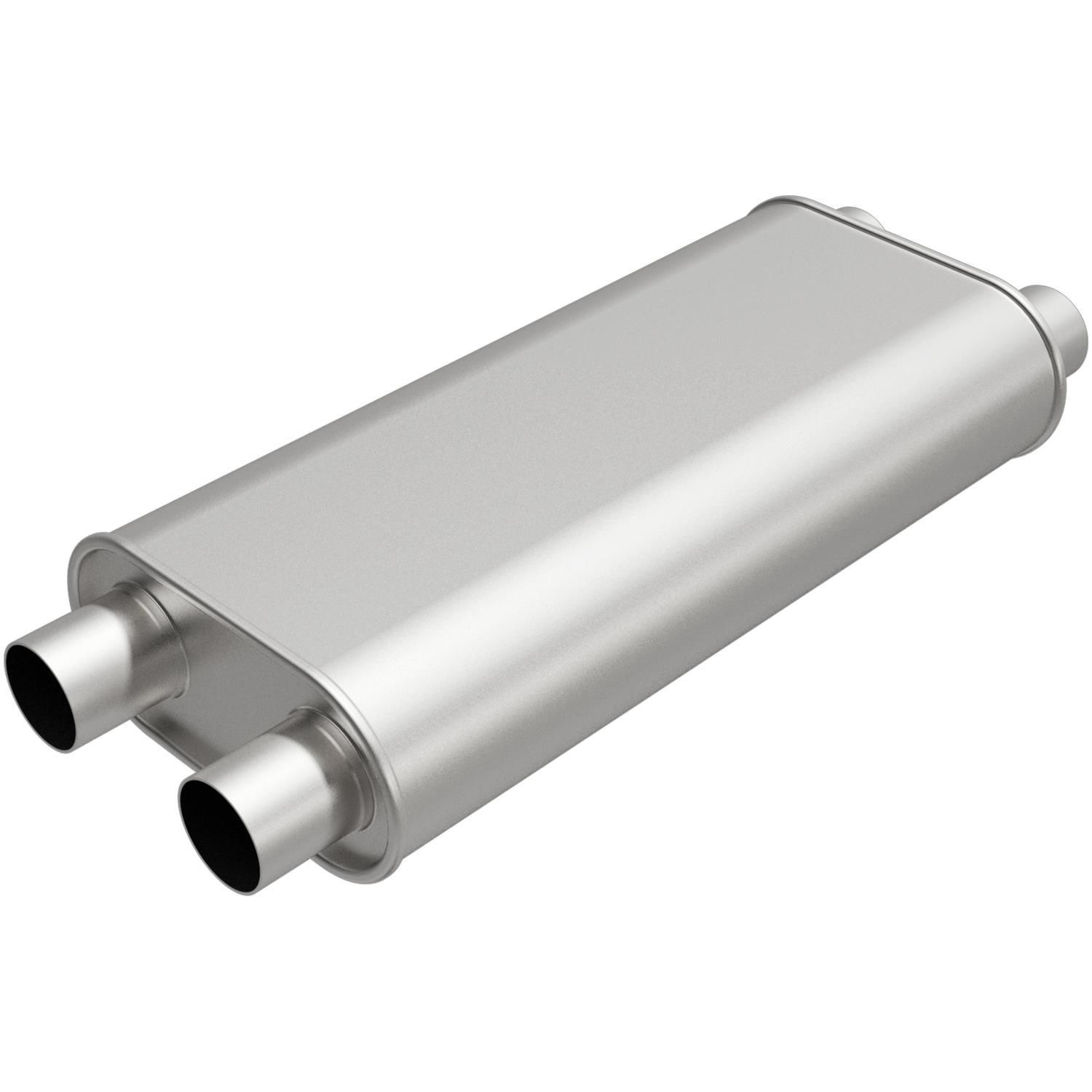 Rumble Exhaust 17654MGF 2 1/2in Dual Inlet X 2 1/2in Dual Outlet