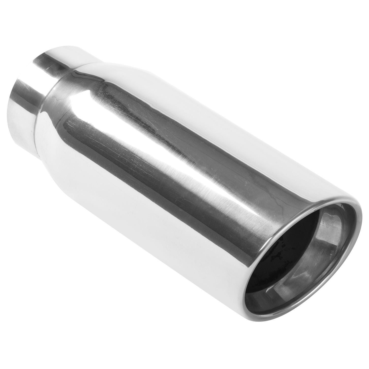 MagnaFlow Rolled Round Double Wall Exhaust Tail Pipe Tip