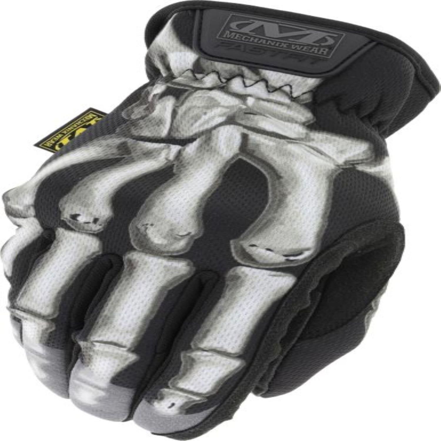 Mechanix Wear Black Medium and Extra Large Fast Fit Bones Work Gloves