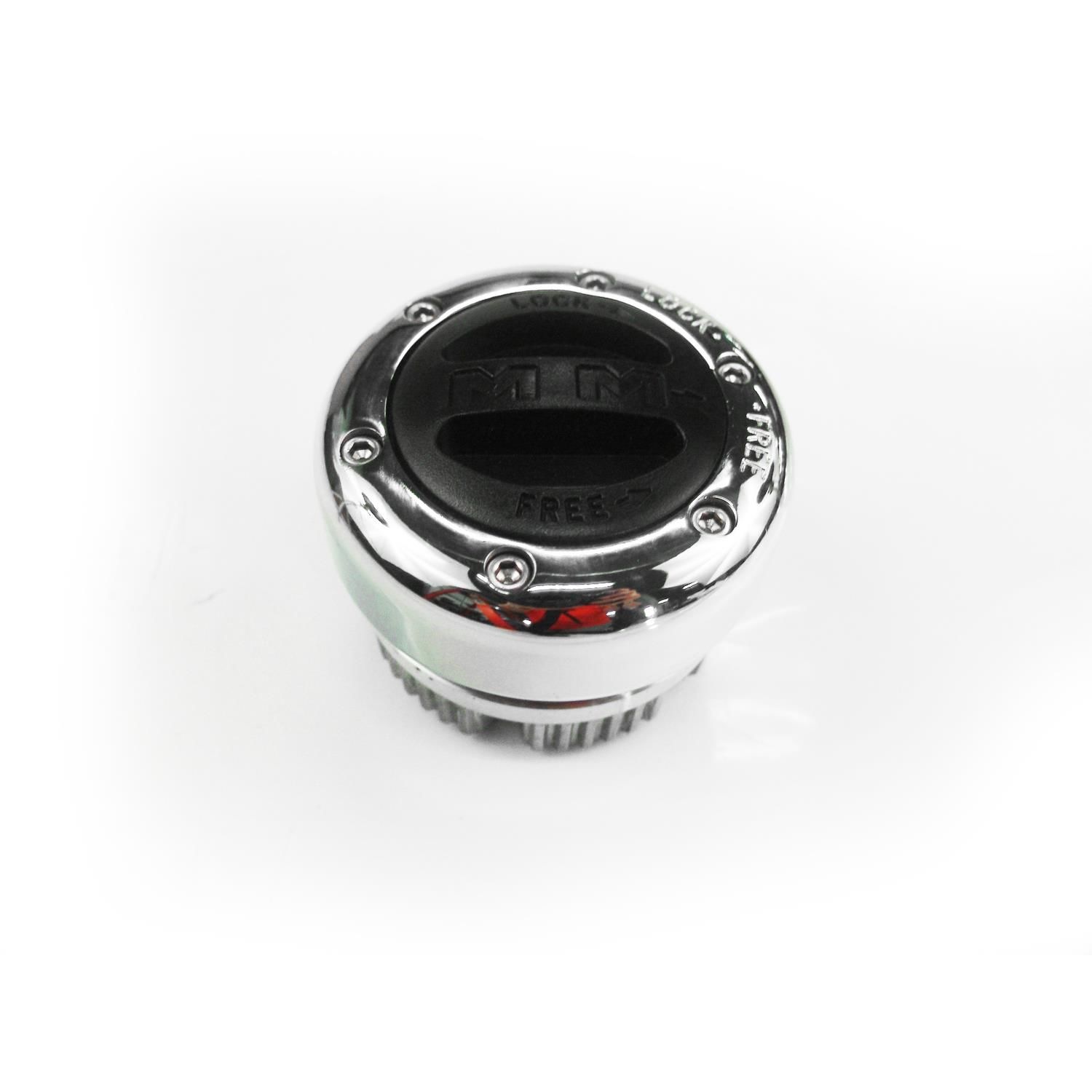 Mile Marker 302 Lock Out Hub - Chrome Cap With Nylon Dial For 1/2 & 3/4 Ton Applications
