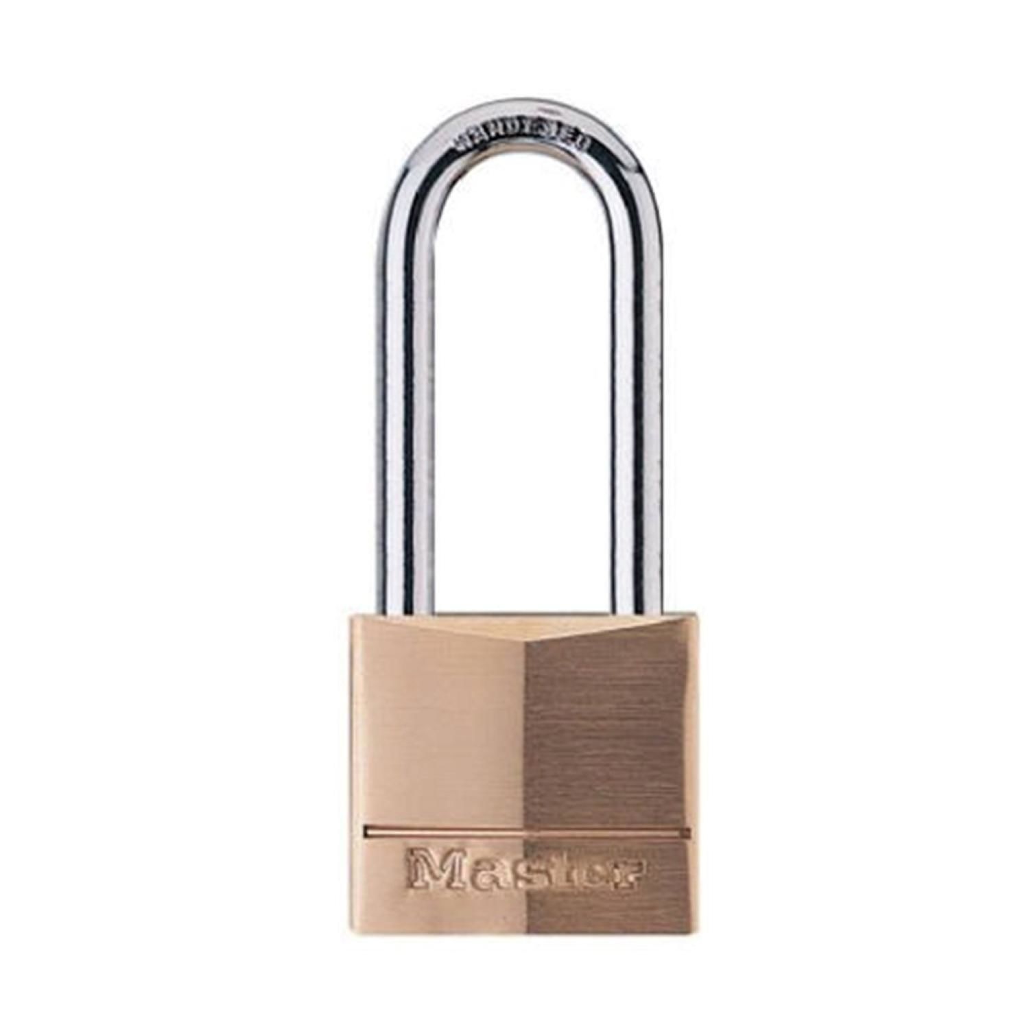 Master Lock Solid Brass Padlock with 2in Shackle