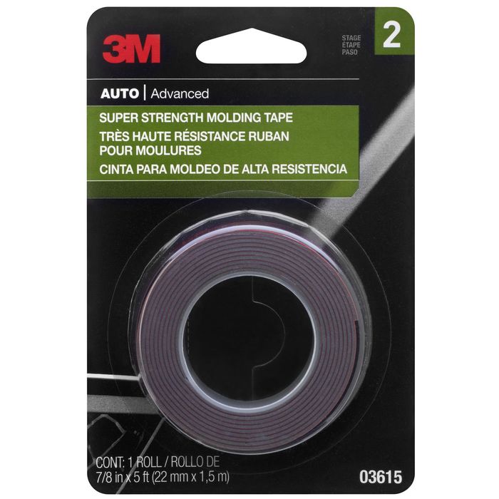 3M 1/2in X 15ft Molding Tape