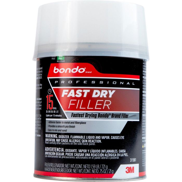 Bondo Professional Fast Dry Filler 1 Quart