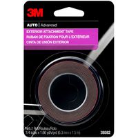 3M™ 06386 Automotive Acrylic Plus Attachment Tape, Black, 1/4 inch