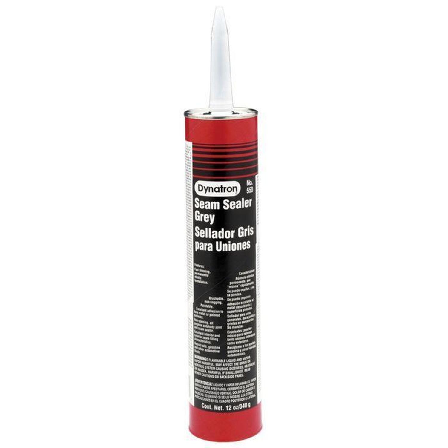 Dynatron Gray Auto Seam Sealer Caulk 12oz