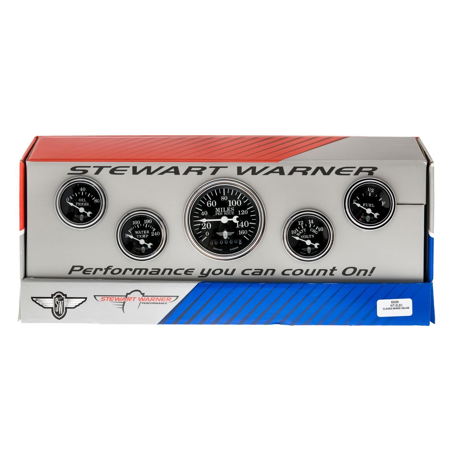 Stewart Warner 5 Gauge Electric Box Kit
