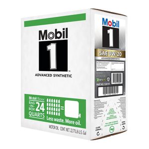 Mobil 1 Full Synthetic Engine Oil 0W-20 6 Gallon for Mercedes Benz GL550