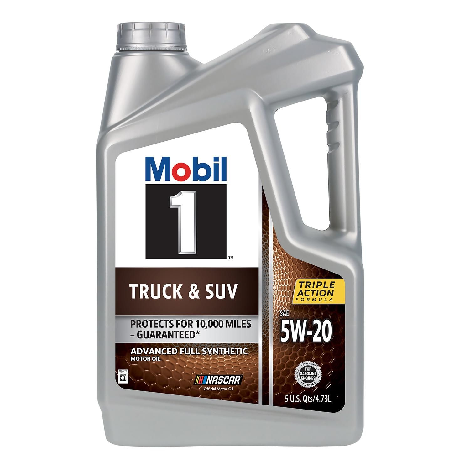 Mobil 1 Truck and SUV Full Synthetic Engine Oil 5W-20 5 Quart