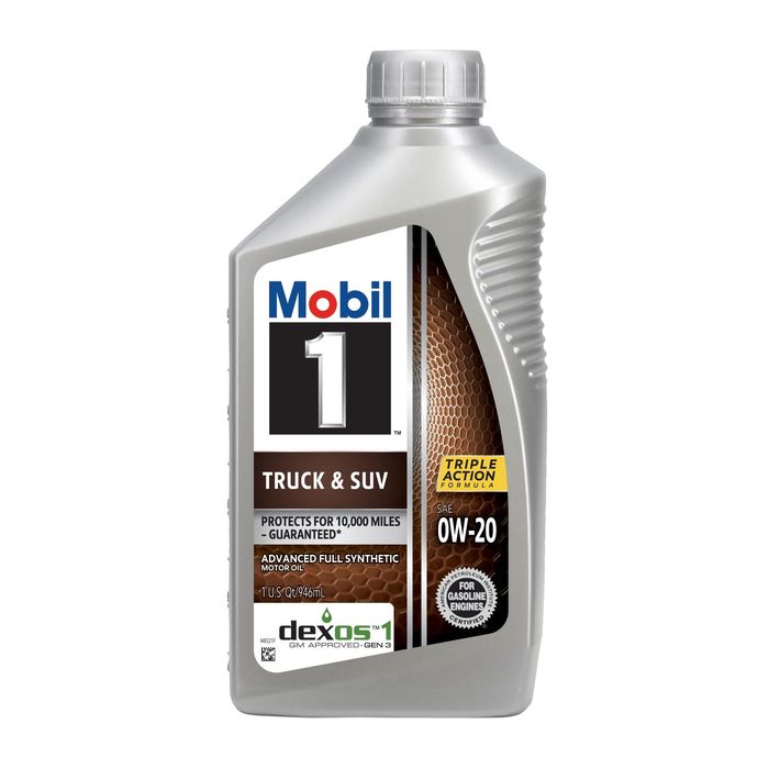 Mobil 1 Advanced Fuel Economy Full Synthetic Motor Oil 0W-20, 5 Quart 