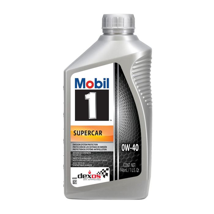 Mobil 1 Standard Full Synthetic Engine Oil 0W-40 1 Quart