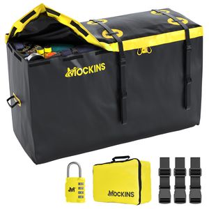 Mockins 60in x 36in x 24in, 30 Cu ft Yellow Waterproof Cargo Carrier Bag
