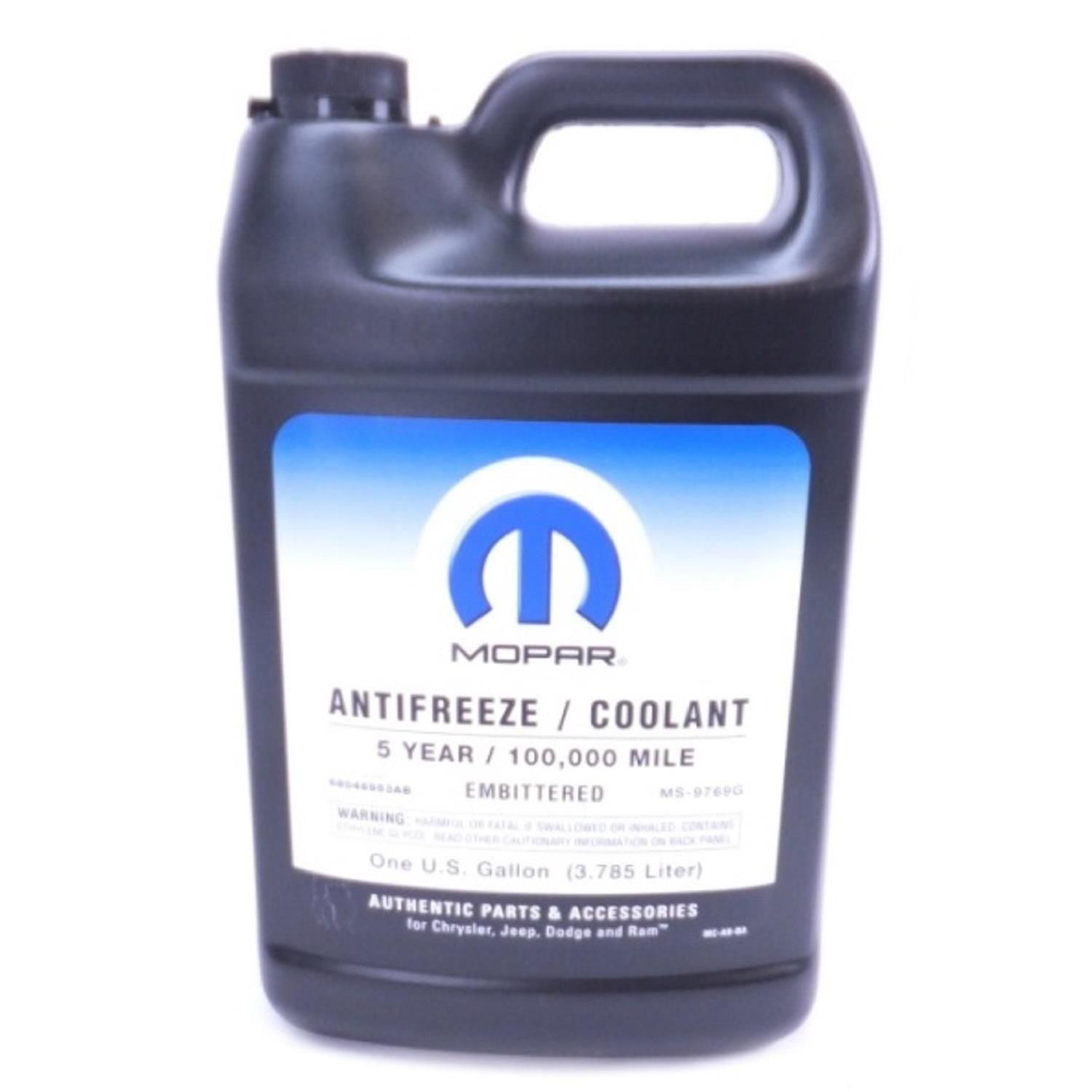 Mopar Antifreeze/Coolant CONCENTRATE *5 Year/100K Mile Protection* 1 Gallon