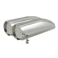 Mr. Gasket Double Barrel Scoop with Shotgun Styling