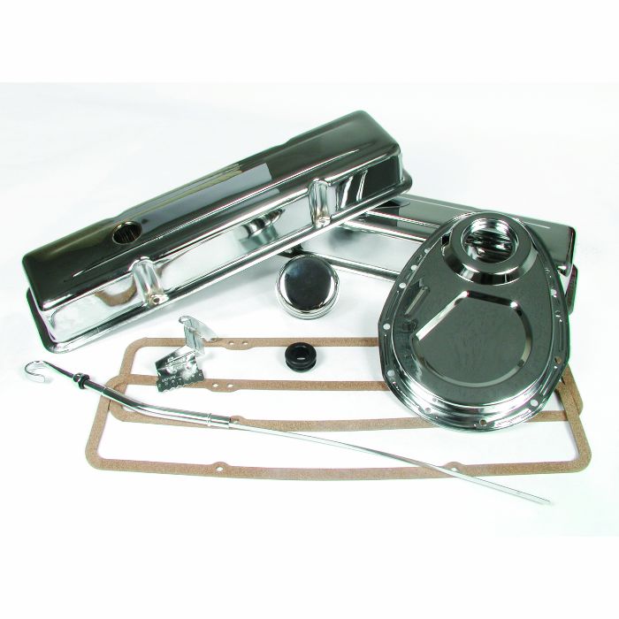 Mr. Gasket Engine Dress-Up Kit w/Timing Cover 9834 Mr. Gasket Engine Dress-Up Kit w/Timing Cover 9834