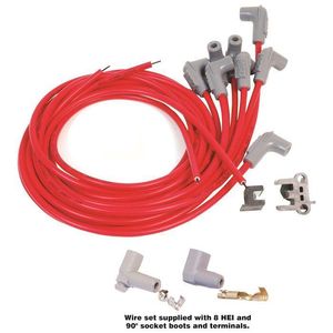 MSD 8.5mm 8 Cylinder Universal Fit 90 Degree Spark Plug Wire Set for Kia Sportage