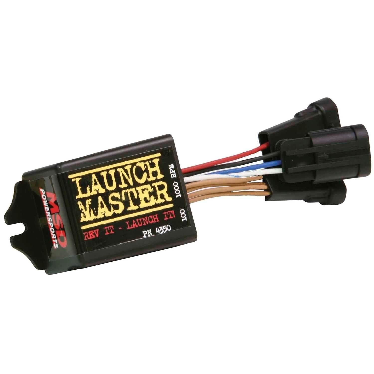 MSD Launchmaster RPM limiter for coilon plug engines except Harley Davidson