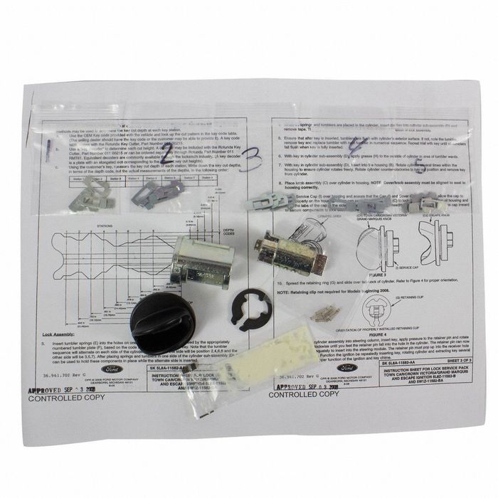 Motorcraft Ignition Lock Cylinder SW-6317