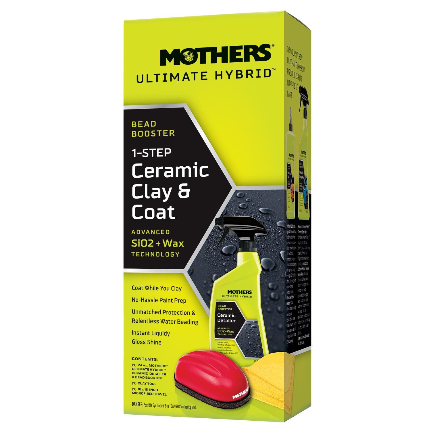 Mothers Ultimate Hybrid 1Step Ceramic Clay and Coat Kit