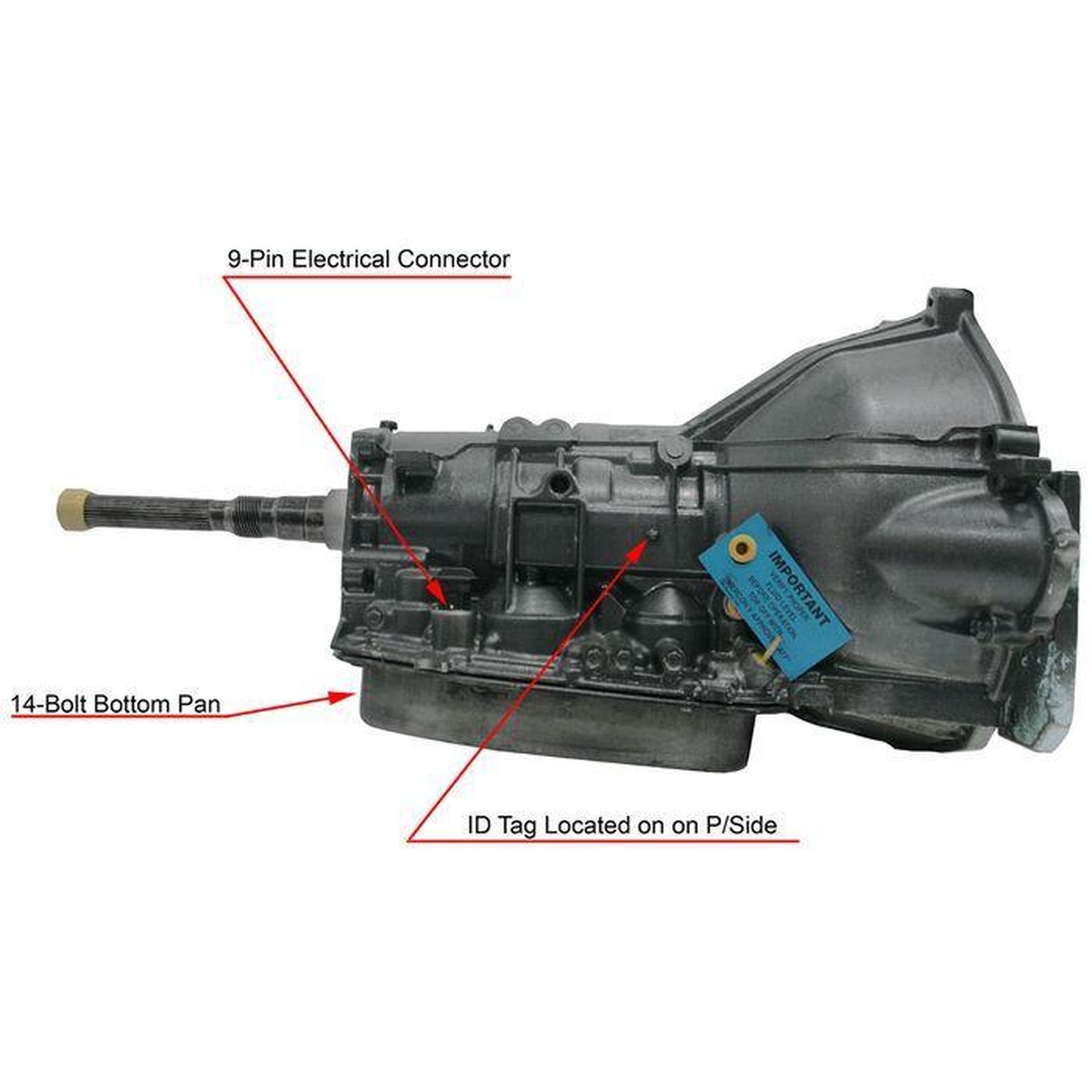 Moveras Remanufactured Automatic Transmission Assembly M01672