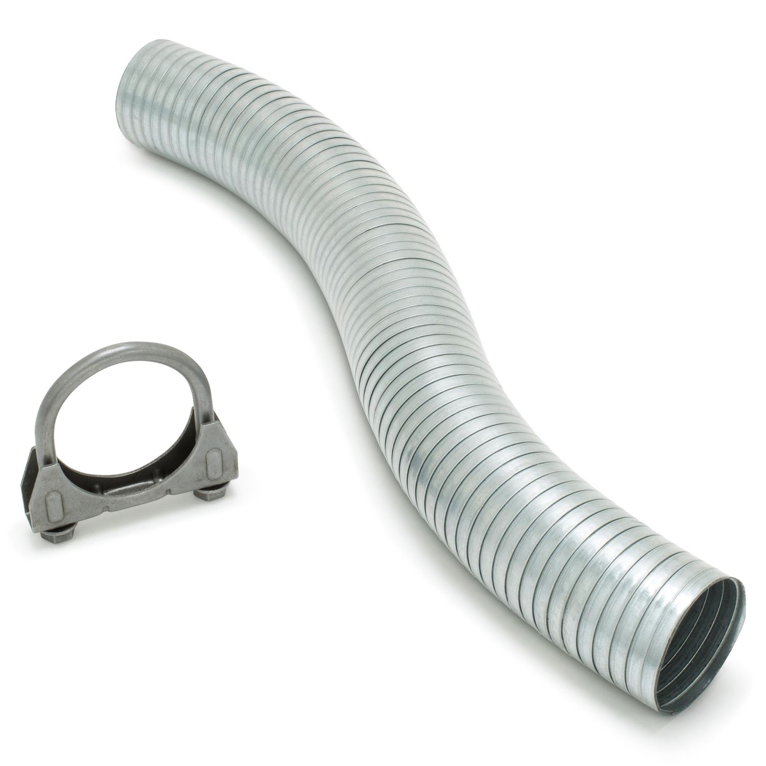 Exhaust Flexi Pipe, Exhaust Tube 2x8.0in Welding Fixed Installation For For  Cars For Trucks For Buses