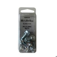 Needa Parts M8-1.25 X 20mm Flange Bolt 4 Piece