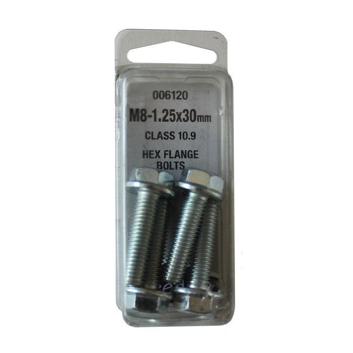 Needa Parts M8-1.25 X 30mm Flange Bolt 4 Piece