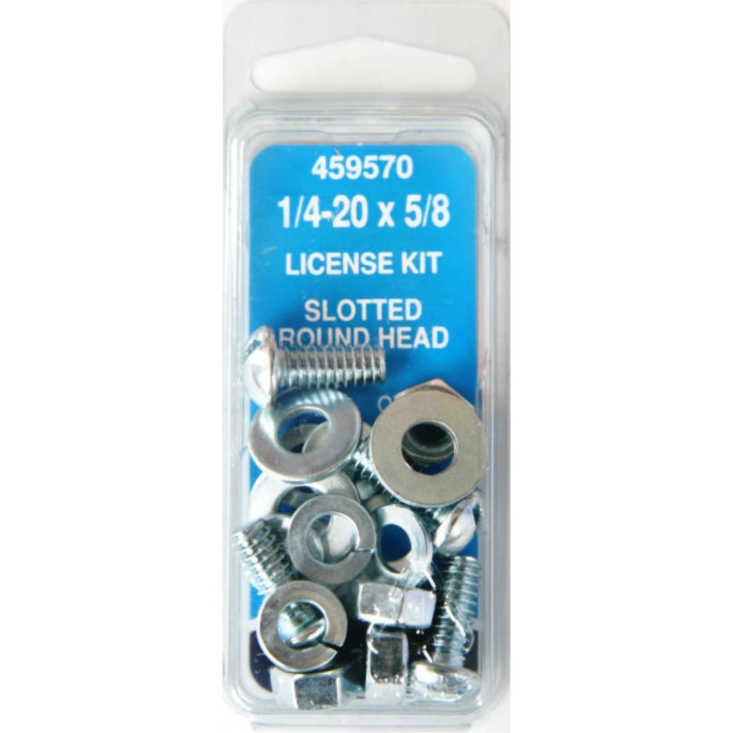 Needa Parts 1/4in X 5/8in License Plate Fasteners