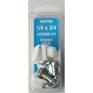 Needa Parts 1/4in X 3/4in License Kit 12 Pieces
