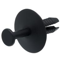 10x Black Push-Type Fender Retainer Clips – For Chrysler GM Bumper Covers