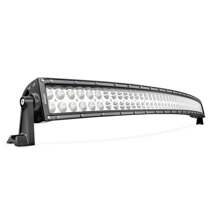 LEDライトバー 42inch straight Nilight 42in Curved 240 Watts Spot Flood Combo LED Light Bar
