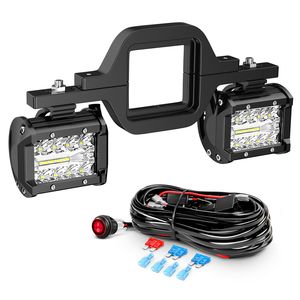 Nilight 4in 20 LED Combo LT Pod with 12 Volt 16AWG Wire Kit 2in Tow ...