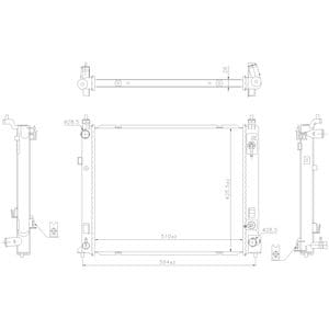 Nissens Radiator 606266
