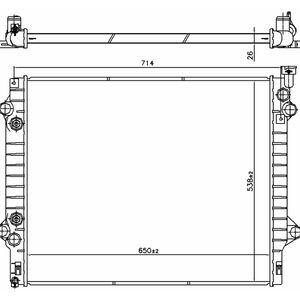 Nissens Radiator 606832