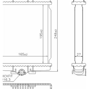 Nissens Radiator 606863