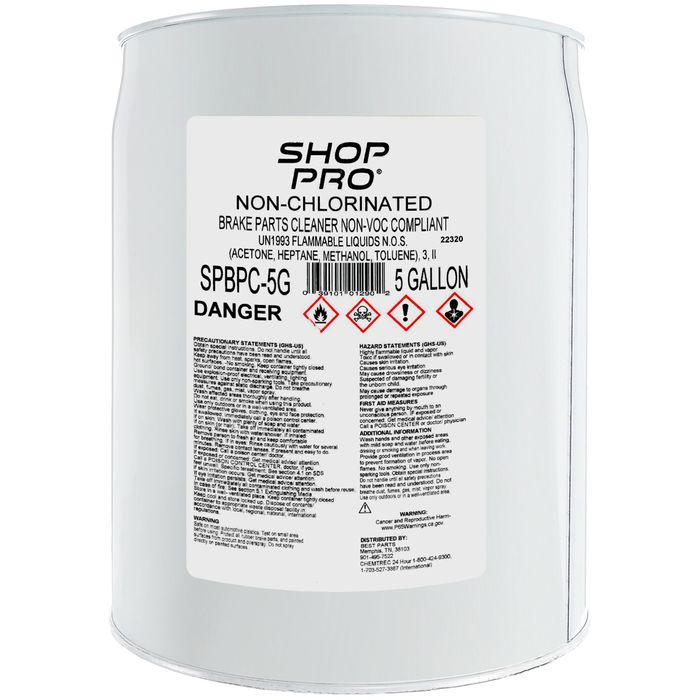 ShopPro 45% VOC Brake Parts Cleaner Aerosol 14oz