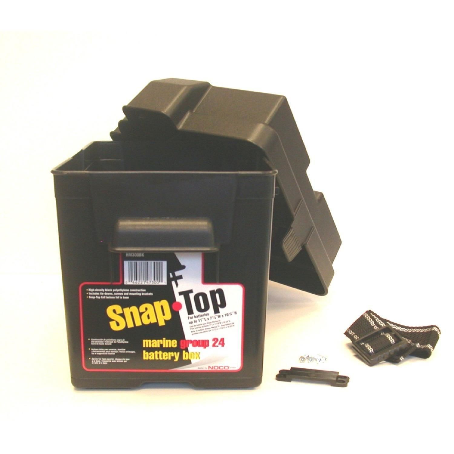 Battery Organizer Slip Top Box