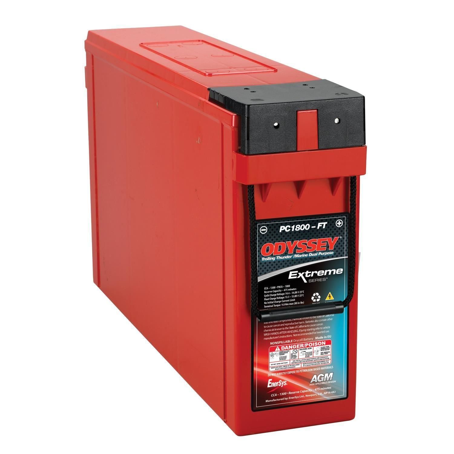 Odyssey Extreme PC1800FTEXTR Front Terminal Marine Battery